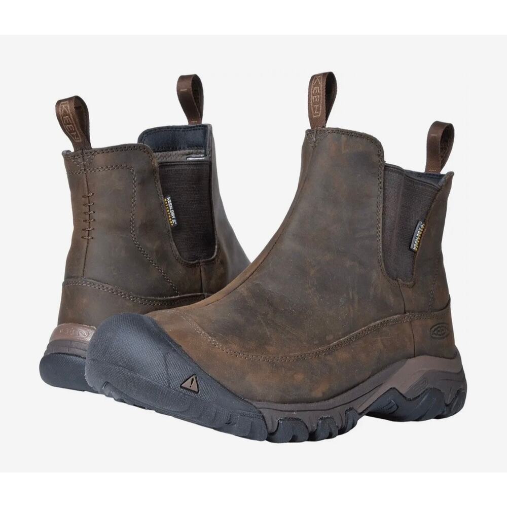KEEN Anchorage Boots III Waterproof Boot Dark Earth/Mulch Men's 12